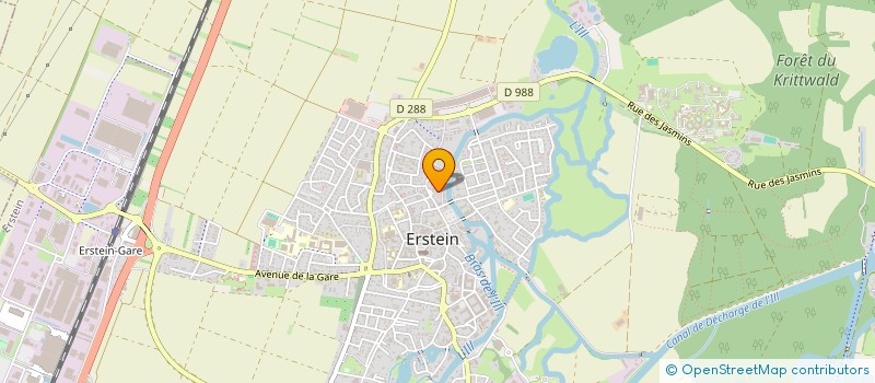 localisation de l'entreprise AMICALE DES SAPEURS POMPIERS D'ERSTEIN  ERSTEIN