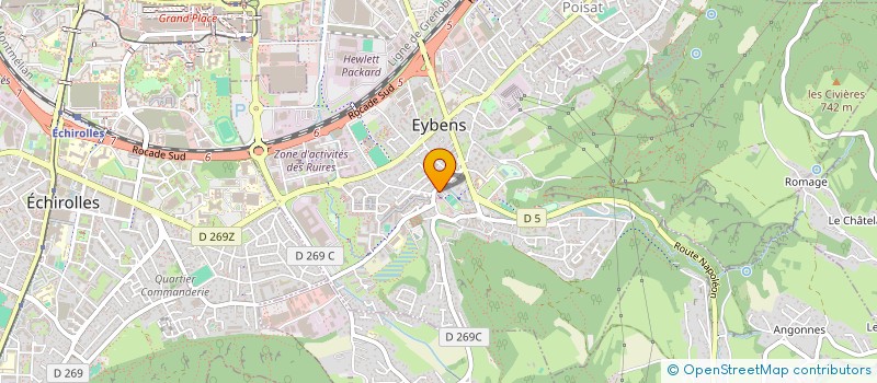 localisation de l'entreprise AMICALE DES SAPEURS POMPIERS D'EYBENS  EYBENS