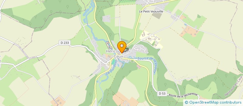 localisation de l'entreprise AMICALE DES SAPEURS POMPIERS D HERICOURT EN CAUX  HERICOURT-EN-CAUX