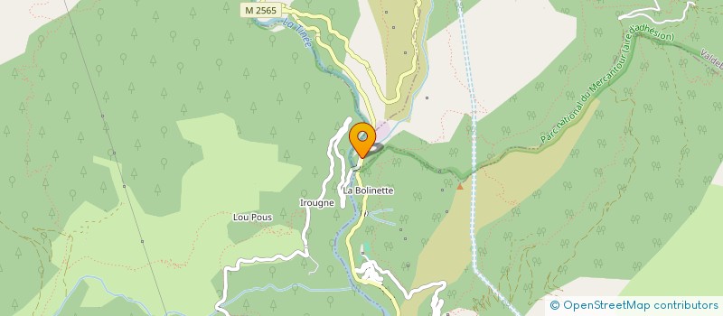 localisation de l'entreprise AMICALE DES SAPEURS POMPIERS D'ISOLA  ISOLA