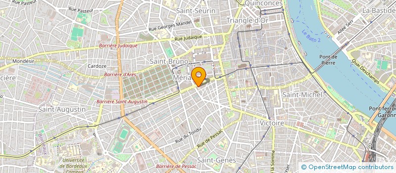 localisation de l'entreprise AMICALE DES SAPEURS-POMPIERS D'ORNANO  BORDEAUX