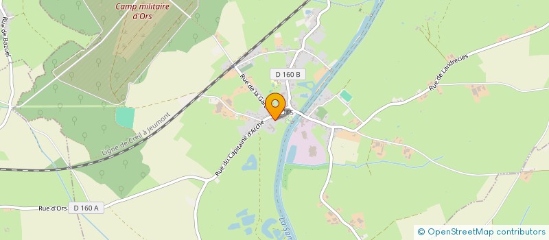 localisation de l'entreprise AMICALE DES SAPEURS POMPIERS D'ORS  ORS