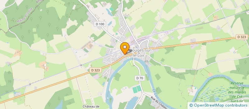 localisation de l'entreprise AMICALE DES SAPEURS POMPIERS DE BAZOUGES S/LE LOIR à BAZOUGES CRE SUR LOIR