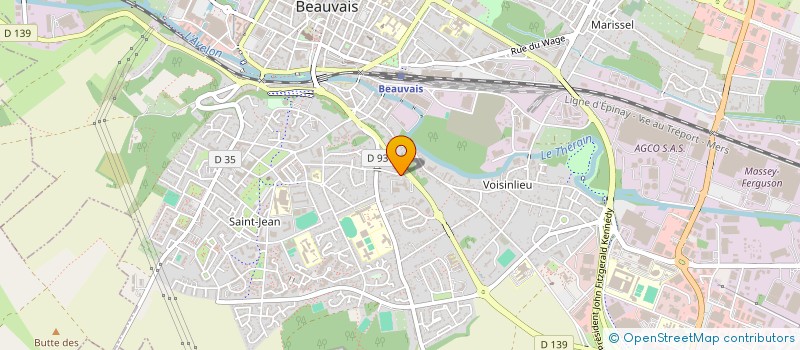 localisation de l'entreprise AMICALE DES SAPEURS POMPIERS DE BEAUVAIS  BEAUVAIS