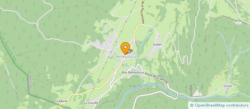 localisation de l'entreprise AMICALE DES SAPEURS POMPIERS DE BELLEYDOUX à BELLEYDOUX