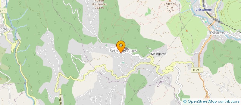 localisation de l'entreprise AMICALE DES SAPEURS POMPIERS DE BERRE LES ALPES  BERRE-LES-ALPES