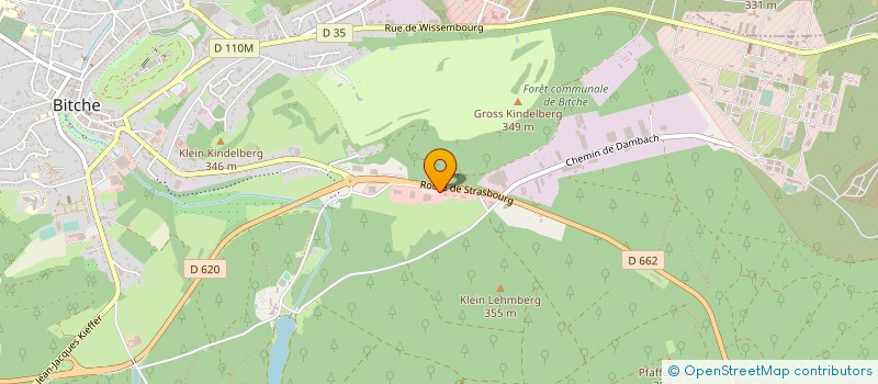 localisation de l'entreprise AMICALE DES SAPEURS POMPIERS DE BITCHE à BITCHE