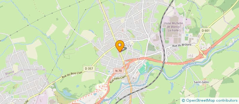 localisation de l'entreprise AMICALE DES SAPEURS POMPIERS DE BLANZY  BLANZY