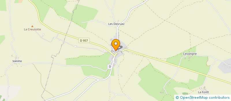 localisation de l'entreprise AMICALE DES SAPEURS-POMPIERS DE BOUHY  BOUHY