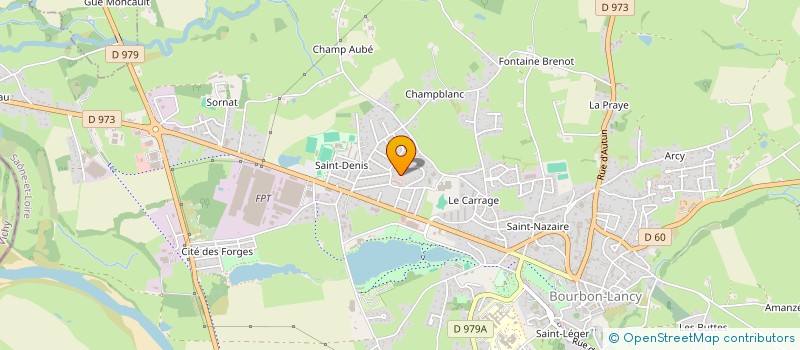 localisation de l'entreprise AMICALE DES SAPEURS POMPIERS DE BOURBON-LANCY  BOURBON-LANCY