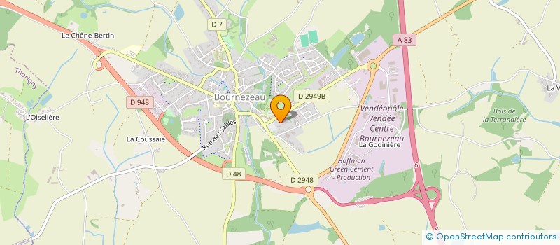 localisation de l'entreprise AMICALE DES SAPEURS POMPIERS DE BOURNEZEAU à BOURNEZEAU