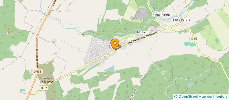 localisation de l'entreprise AMICALE DES SAPEURS POMPIERS DE BOUST  BOUST