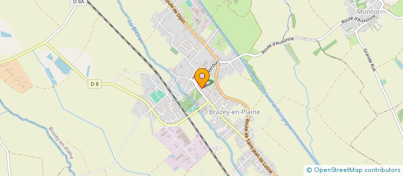 localisation de l'entreprise AMICALE DES SAPEURS POMPIERS DE BRAZEY EN PLAINE  BRAZEY-EN-PLAINE