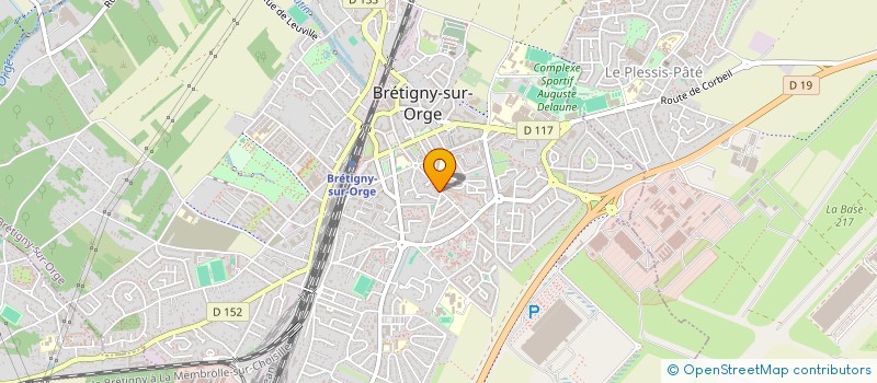 localisation de l'entreprise AMICALE DES SAPEURS POMPIERS DE BRETIGNY-SUR-ORGE à BRETIGNY SUR ORGE
