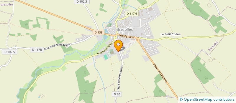 localisation de l'entreprise AMICALE DES SAPEURS POMPIERS DE BREZOLLES à BREZOLLES