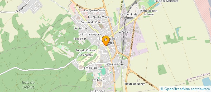 localisation de l'entreprise AMICALE DES SAPEURS-POMPIERS DE BRIENNE LE CHATEAU  BRIENNE-LE-CHATEAU