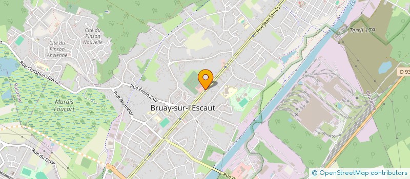 localisation de l'entreprise AMICALE DES SAPEURS POMPIERS DE BRUAY SUR L'ESCAUT à BRUAY-SUR-L'ESCAUT