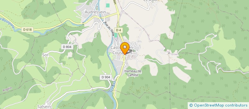 localisation de l'entreprise AMICALE DES SAPEURS POMPIERS DE CASTILLON à CASTILLON-EN-COUSERANS