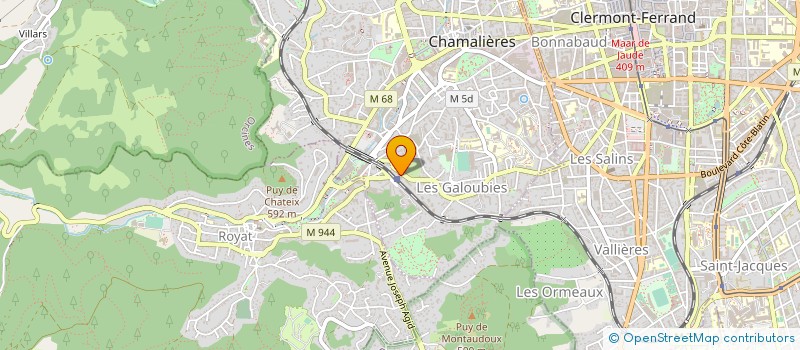 localisation de l'entreprise AMICALE DES SAPEURS-POMPIERS DE CHAMALIERES à CHAMALIERES