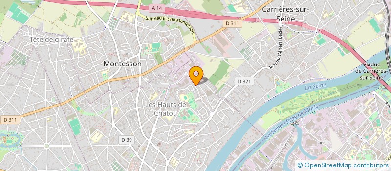 localisation de l'entreprise AMICALE DES SAPEURS-POMPIERS DE CHATOU/CARRIERES- SUR-SEINE  CHATOU