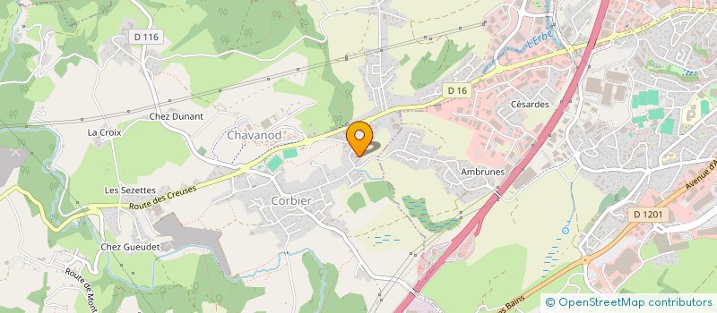 localisation de l'entreprise AMICALE DES SAPEURS-POMPIERS DE CHAVANOD  CHAVANOD