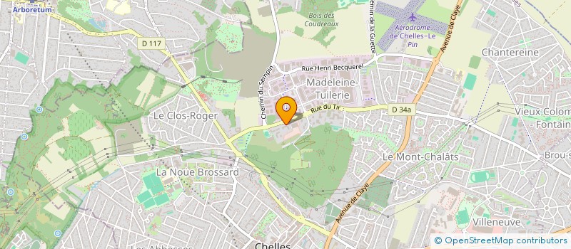 localisation de l'entreprise AMICALE DES SAPEURS-POMPIERS DE CHELLES  CHELLES