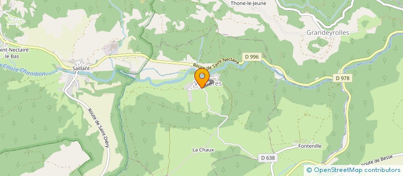 localisation de l'entreprise AMICALE DES SAPEURS POMPIERS DE CHIDRAC  CHIDRAC