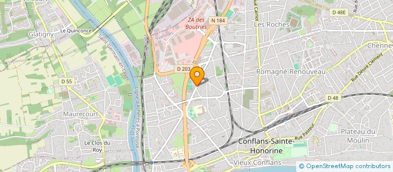 localisation de l'entreprise AMICALE DES SAPEURS POMPIERS DE CONFLANS-SAINTE-HONORINE  CONFLANS-SAINTE-HONORINE