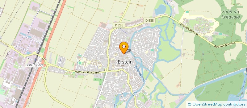 localisation de l'entreprise AMICALE DES SAPEURS POMPIERS DE ERSTEIN  ERSTEIN