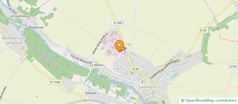 localisation de l'entreprise AMICALE DES SAPEURS POMPIERS DE GALLARDON à GALLARDON