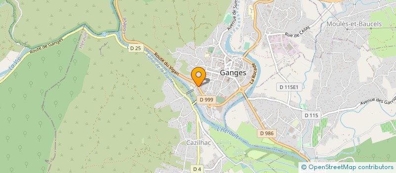localisation de l'entreprise AMICALE DES SAPEURS POMPIERS DE GANGES à GANGES