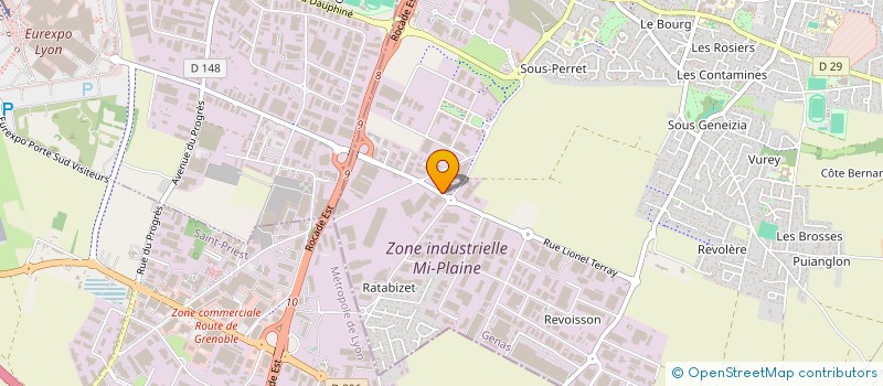 localisation de l'entreprise AMICALE DES SAPEURS POMPIERS DE GENAS-CHASSIEU à GENAS