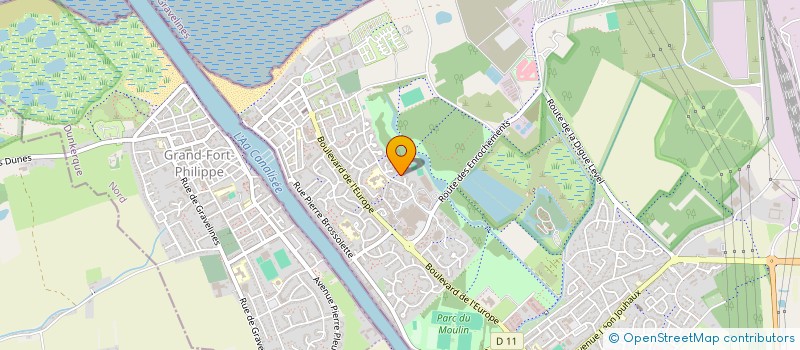localisation de l'entreprise AMICALE DES SAPEURS POMPIERS DE GRAVELINES à GRAVELINES