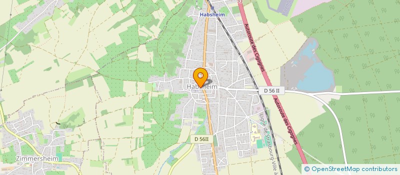 localisation de l'entreprise AMICALE DES SAPEURS-POMPIERS DE HABSHEIM  HABSHEIM