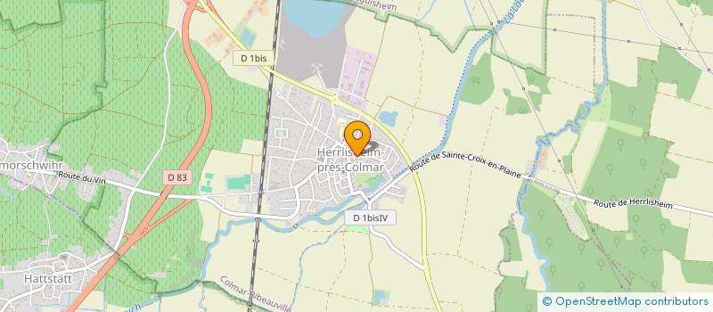 localisation de l'entreprise AMICALE DES SAPEURS POMPIERS DE HERRLISHEIM  HERRLISHEIM-PRES-COLMAR