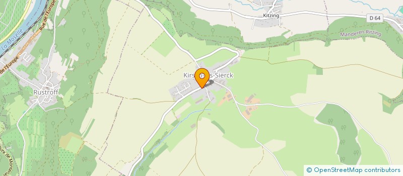 localisation de l'entreprise AMICALE DES SAPEURS POMPIERS DE KIRSCH LES SIERCK  KIRSCH-LES-SIERCK