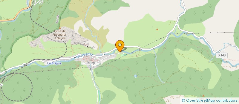 localisation de l'entreprise AMICALE DES SAPEURS POMPIERS DE LA BRIGUE  LA BRIGUE