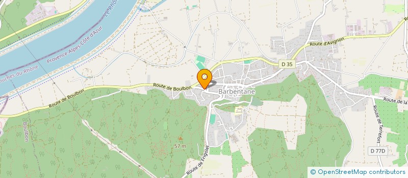 localisation de l'entreprise AMICALE DES SAPEURS POMPIERS DE LA MONTAGNETTE  BARBENTANE