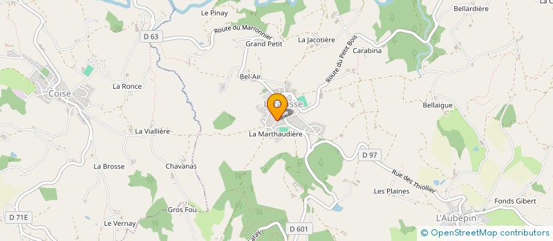 localisation de l'entreprise AMICALE DES SAPEURS POMPIERS DE LARAJASSE à LARAJASSE