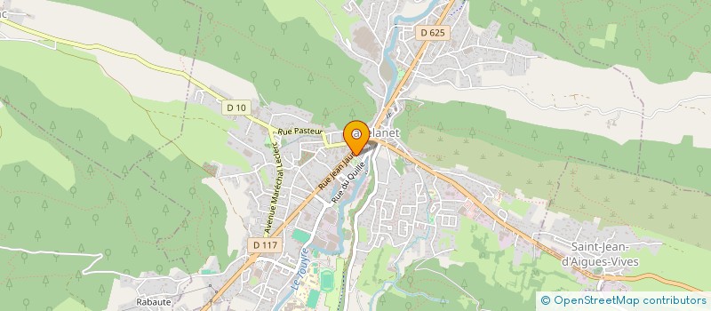 localisation de l'entreprise AMICALE DES SAPEURS-POMPIERS DE LAVELANET à LAVELANET