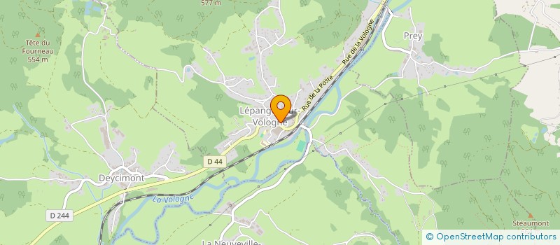 localisation de l'entreprise AMICALE DES SAPEURS POMPIERS DE LAVELINE DEVANT BRUYERES  LAVELINE-DEVANT-BRUYERES