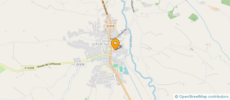 localisation de l'entreprise AMICALE DES SAPEURS POMPIERS DE LEZAT SUR LEZE à LEZAT-SUR-LEZE