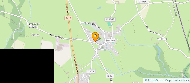 localisation de l'entreprise AMICALE DES SAPEURS POMPIERS DE LIERNAIS  LIERNAIS