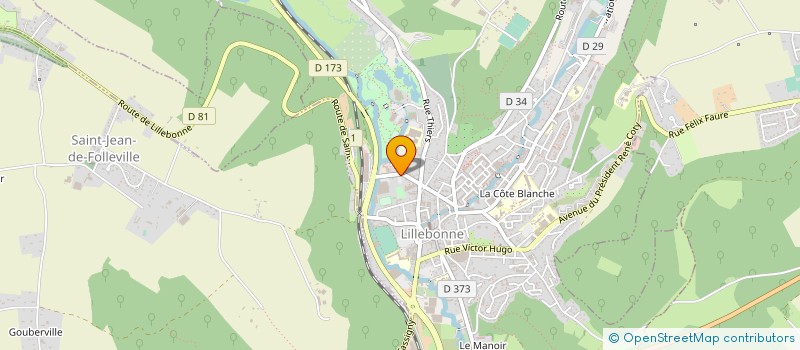 localisation de l'entreprise AMICALE DES SAPEURS POMPIERS DE LILLEBONNE à LILLEBONNE