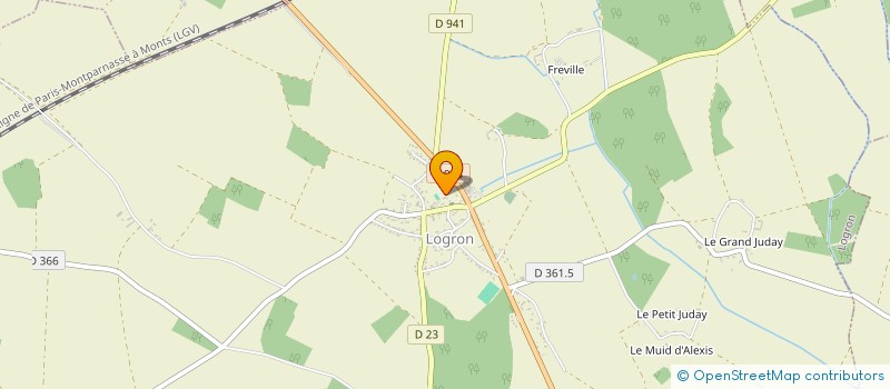 localisation de l'entreprise AMICALE DES SAPEURS-POMPIERS DE LOGRON-GOHORY à LOGRON