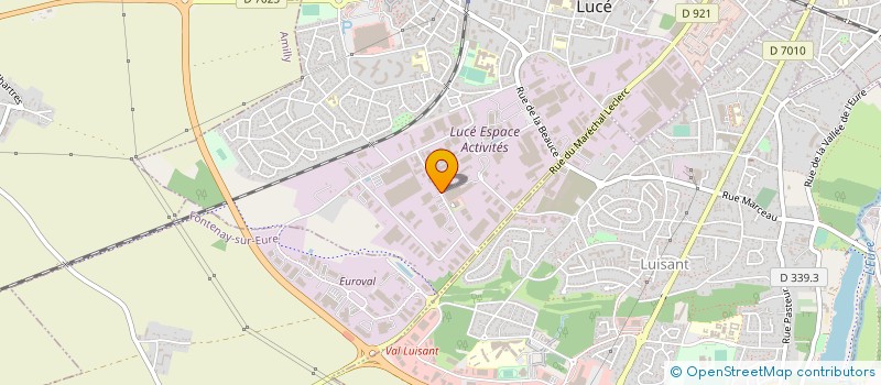 localisation de l'entreprise AMICALE DES SAPEURS POMPIERS DE LUCE à LUCE