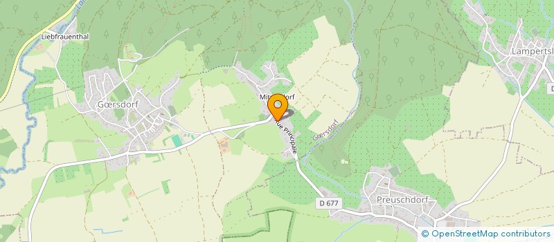 localisation de l'entreprise AMICALE DES SAPEURS POMPIERS DE MITSCHDORF  GRSDORF