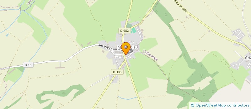 localisation de l'entreprise AMICALE DES SAPEURS POMPIERS DE MONTHOIS ET CHALLERANGE  MONTHOIS