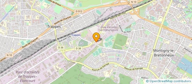 localisation de l'entreprise AMICALE DES SAPEURS POMPIERS DE MONTIGNY LE BRETONNEUX à MONTIGNY-LE-BRETONNEUX