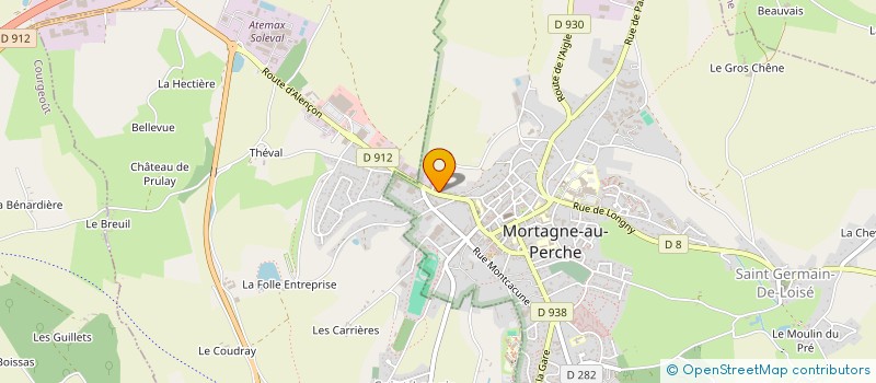 localisation de l'entreprise AMICALE DES SAPEURS POMPIERS DE MORTAGNE  MORTAGNE-AU-PERCHE